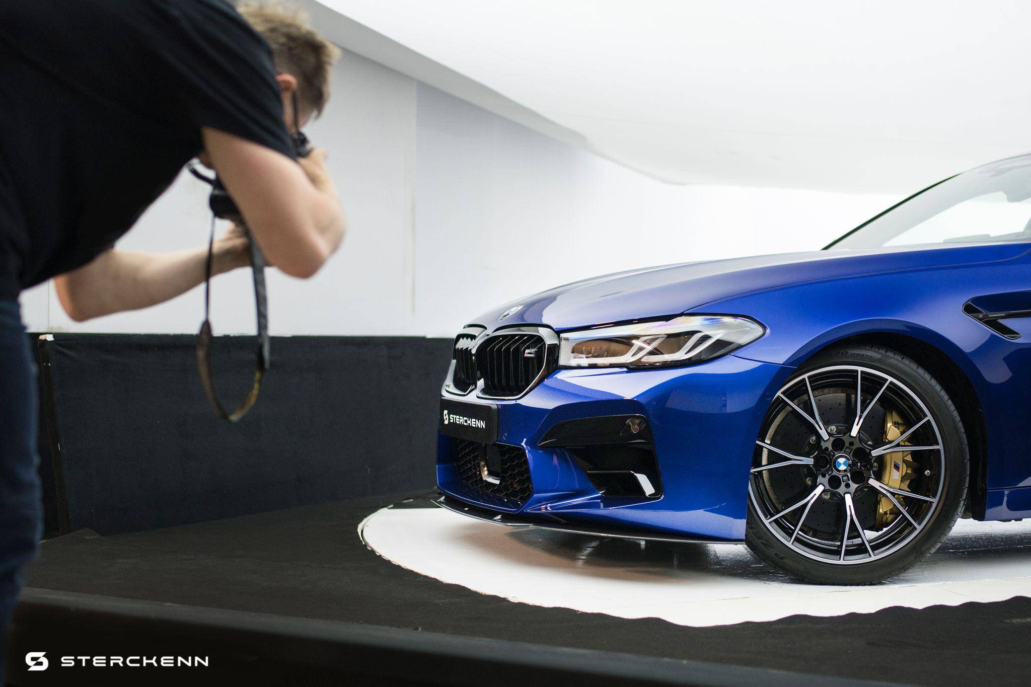 BMW M5 F90 LCI Carbon Fibre Front Lip by Sterckenn (2020+) - AUTOID - Front Lips & Splitters - Sterckenn