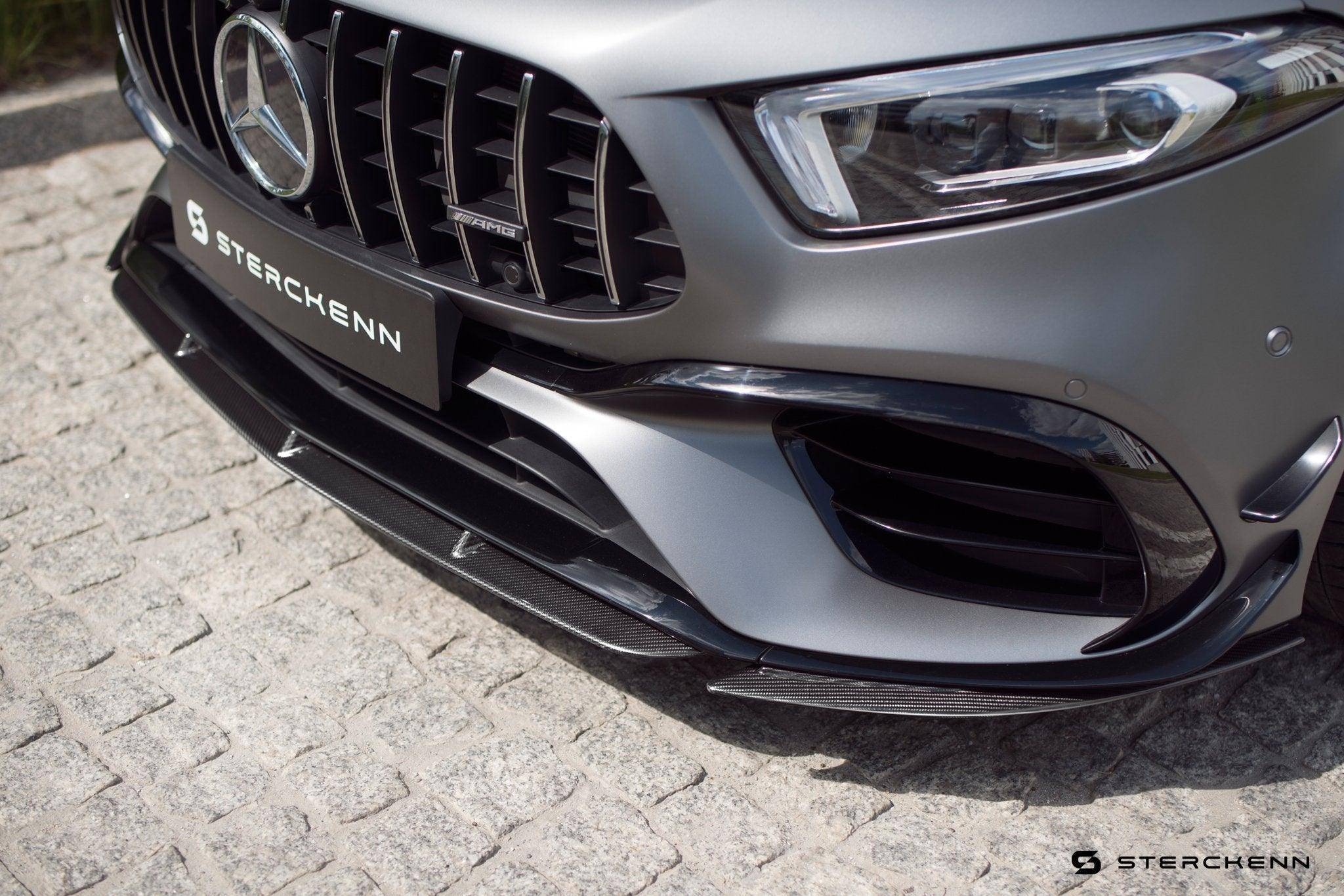 Mercedes A45 AMG W177 Carbon Fibre Front Lip by Sterckenn (2020+) - AUTOID - Front Lips & Splitters - Sterckenn