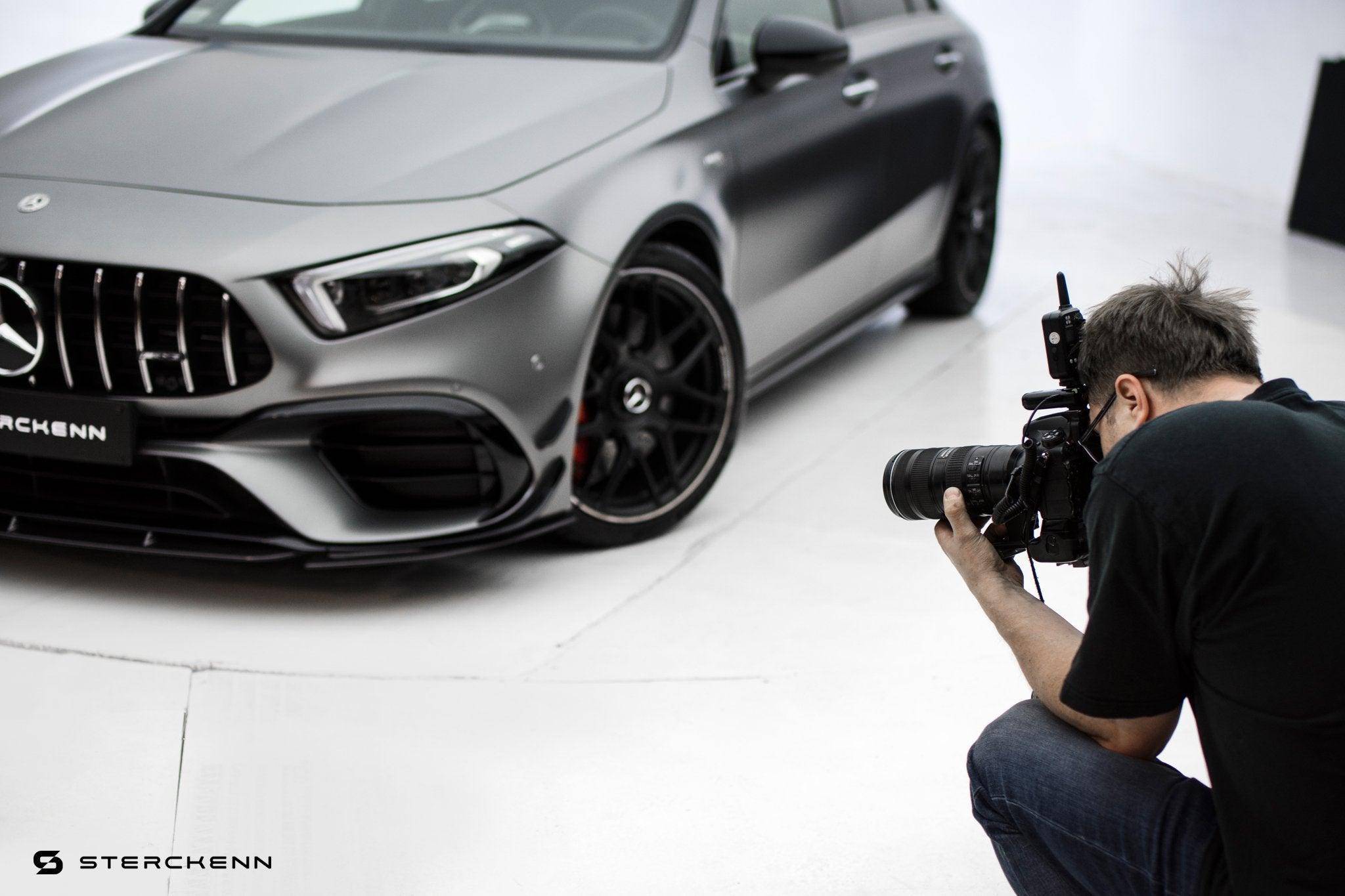 Mercedes A45 AMG W177 Carbon Fibre Front Lip by Sterckenn (2020+) - AUTOID - Front Lips & Splitters - Sterckenn
