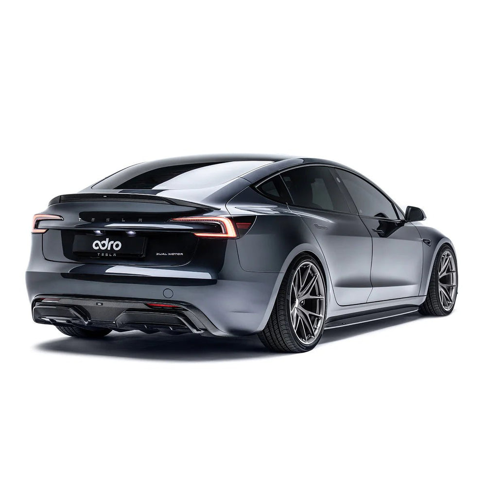 Tesla Model 3 Highland Carbon Fiber Rear Diffuser by Adro - AUTOID - Rear Diffusers - Adro