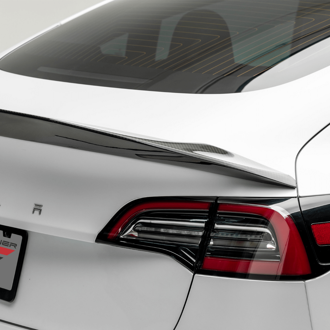 Tesla Model 3 Volta Aero Decklid Spoiler by Vorsteiner - AUTOID - Rear Spoilers - Vorsteiner