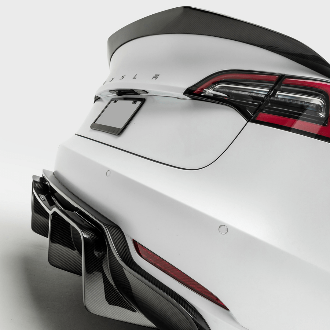 Tesla Model 3 Volta Aero Decklid Spoiler by Vorsteiner - AUTOID - Rear Spoilers - Vorsteiner