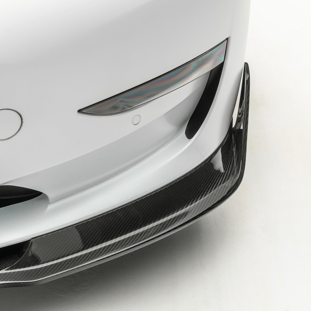 Tesla Model 3 Volta Aero Front Spoiler by Vorsteiner - AUTOID - Front Lips & Splitters - Vorsteiner