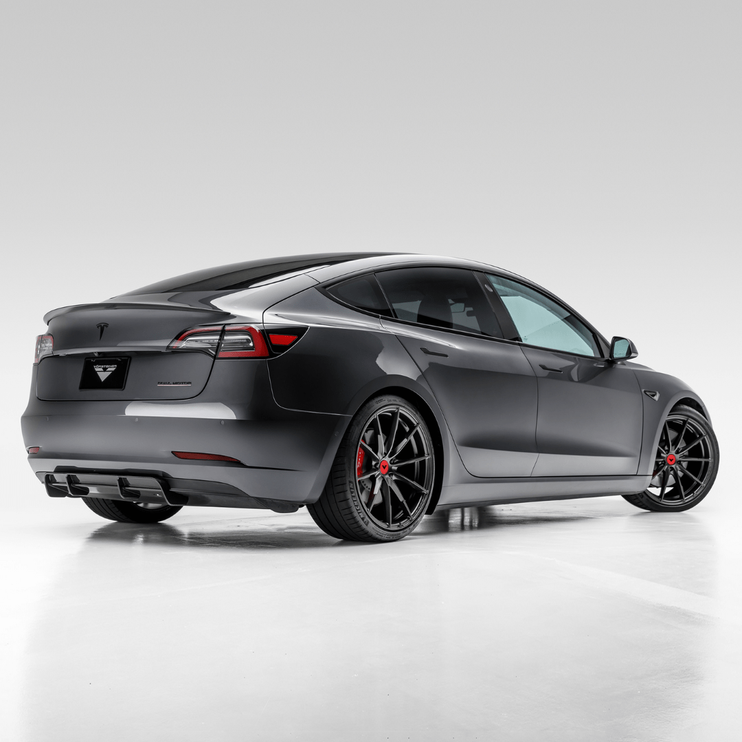 Tesla Model 3 Volta Aero Rear Diffuser by Vorsteiner - AUTOID - Rear Diffusers - Vorsteiner