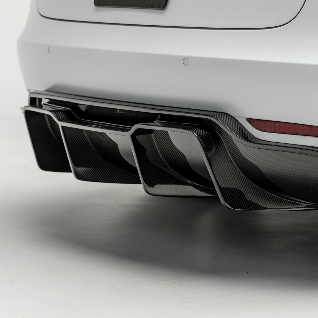 Tesla Model 3 Volta Aero Rear Diffuser by Vorsteiner - AUTOID - Rear Diffusers - Vorsteiner
