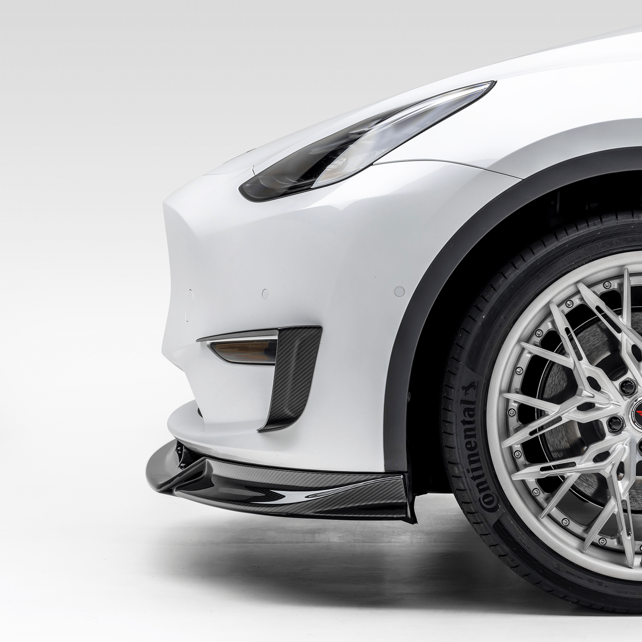 Tesla Model Y Aero Add - On Bumper Flares by Vorsteiner - AUTOID - Bumper Inserts & Trim - Vorsteiner