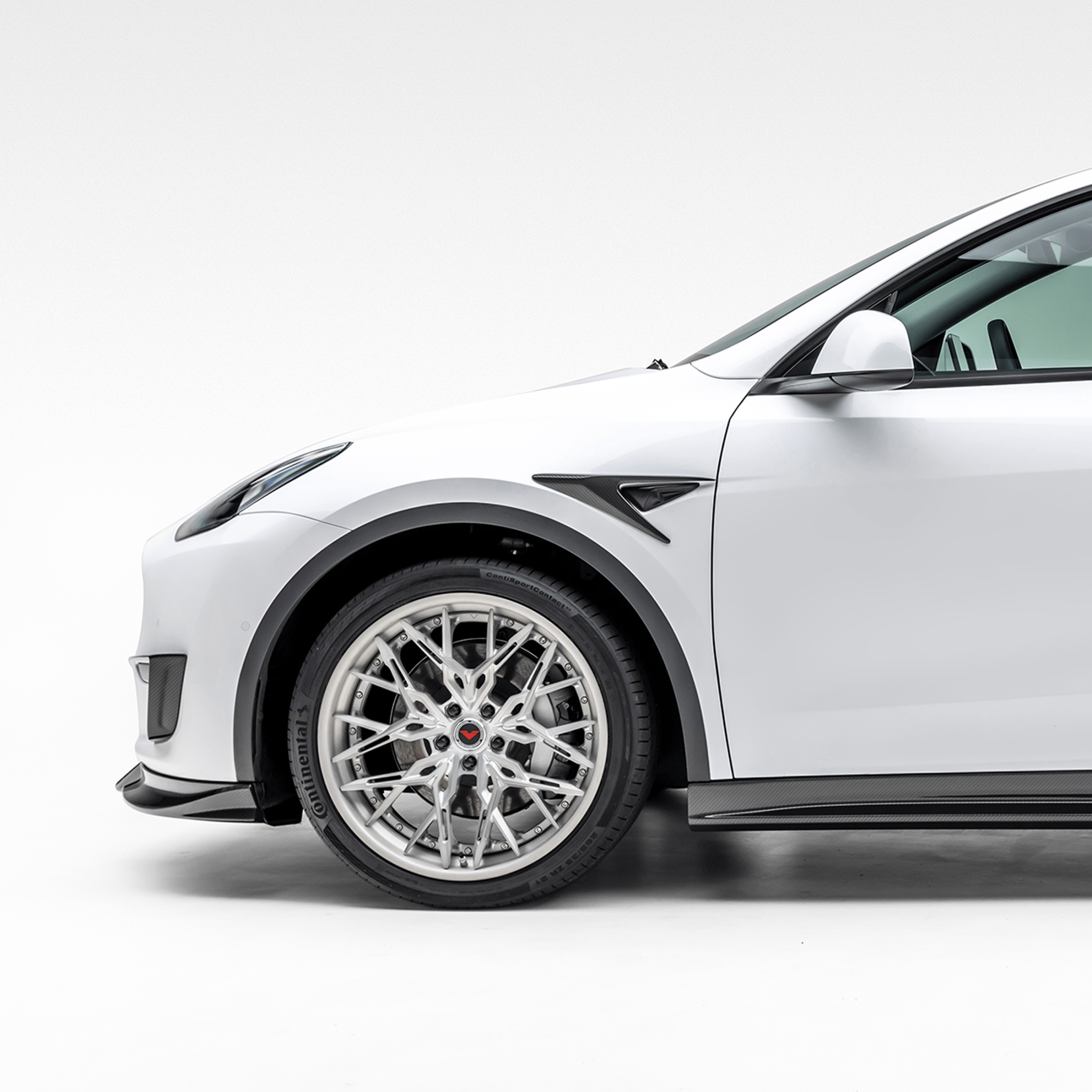 Tesla Model Y Aero Add - On Fender Vents by Vorsteiner - AUTOID - Bumper Inserts & Trim - Vorsteiner
