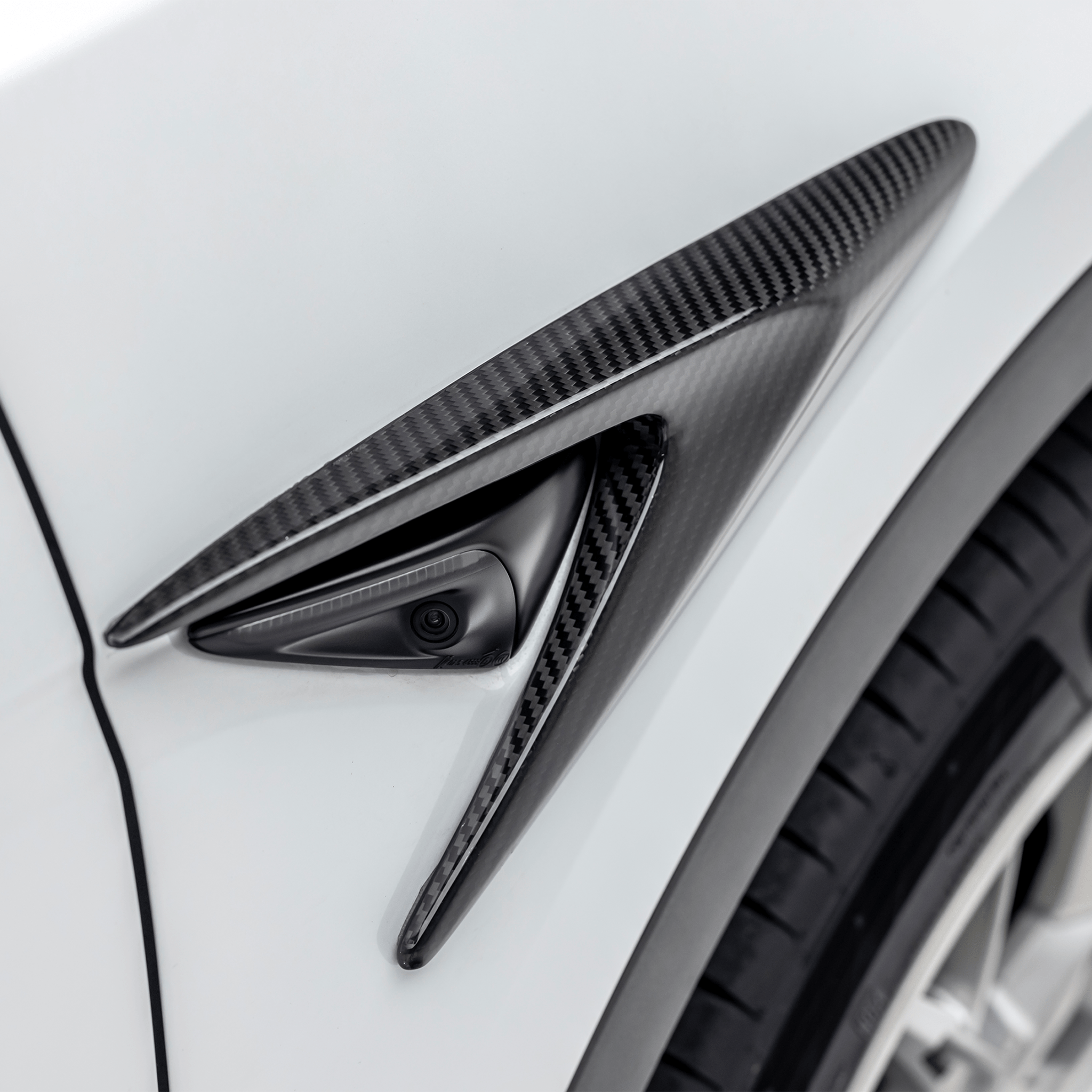 Tesla Model Y Aero Add - On Fender Vents by Vorsteiner - AUTOID - Bumper Inserts & Trim - Vorsteiner