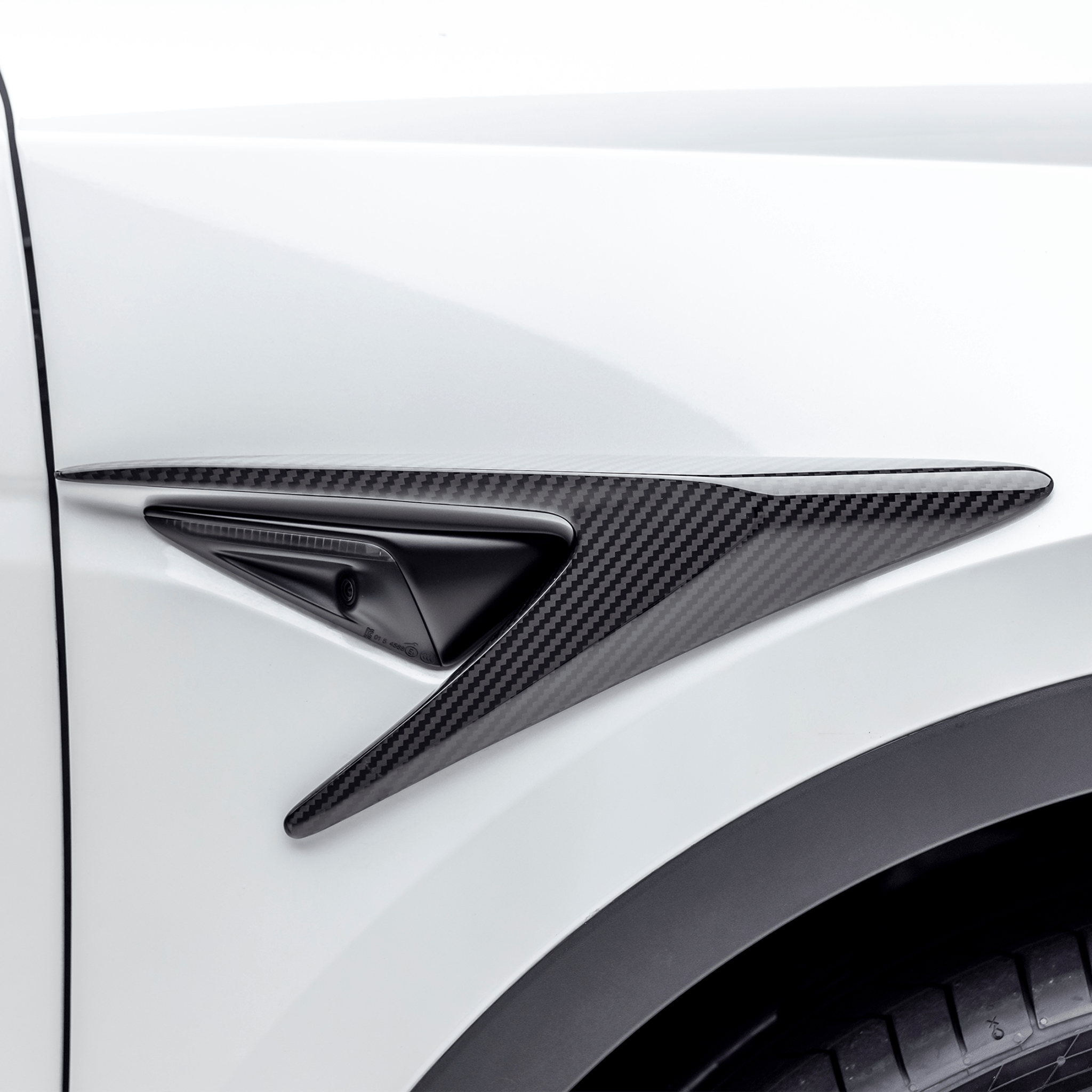 Tesla Model Y Aero Add - On Fender Vents by Vorsteiner - AUTOID - Bumper Inserts & Trim - Vorsteiner