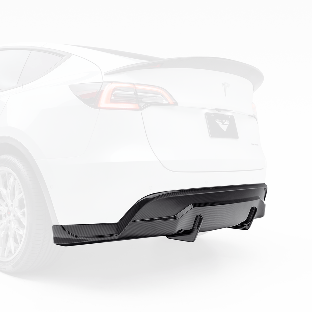 Tesla Model Y Aero Rear Diffuser by Vorsteiner - AUTOID - Rear Diffusers - Vorsteiner