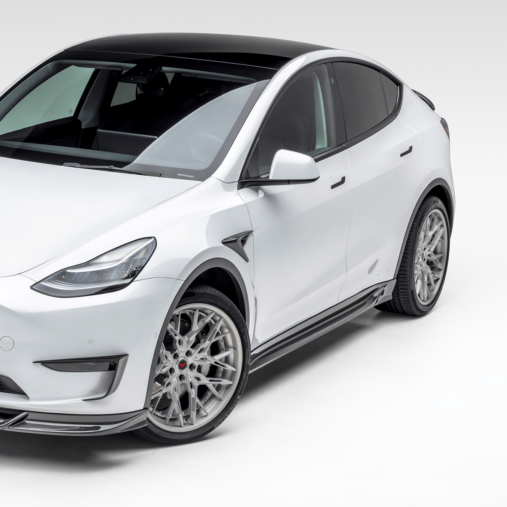Tesla Model Y Aero Side Skirts by Vorsteiner - AUTOID - Side Skirts & Winglets - Vorsteiner
