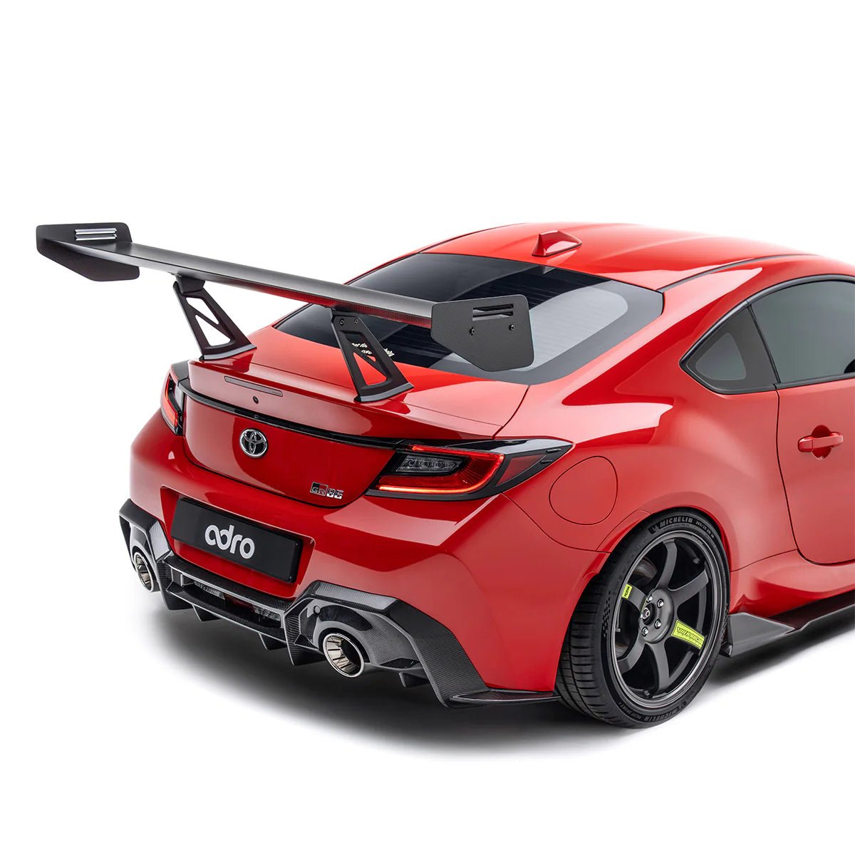 Toyota GR86 & Subaru BRZ Pre - Preg Carbon Fibre AT - M3 Rear Wing by Adro (2022+) - AUTOID - Rear Wings - Adro
