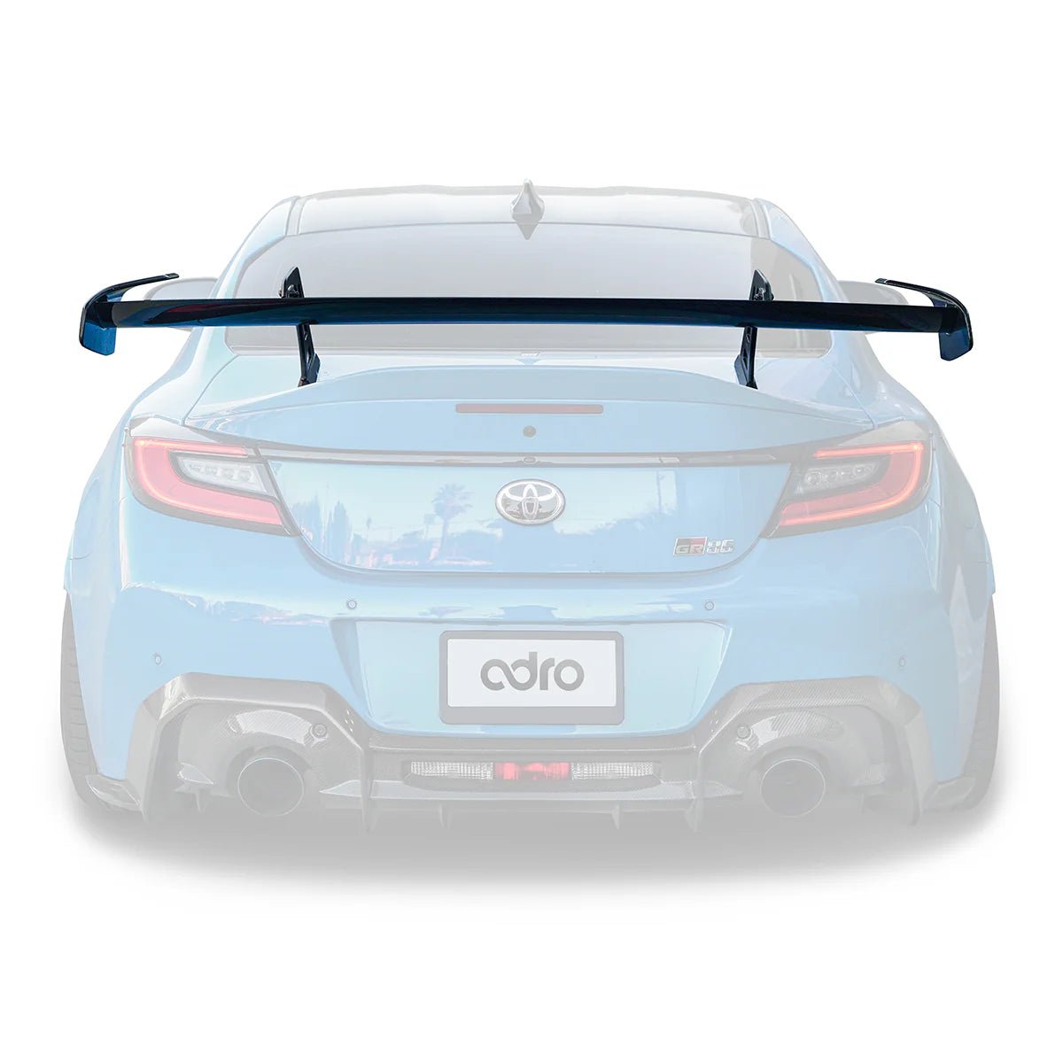 Toyota GR86 & Subaru BRZ Pre - Preg Carbon Fibre Swan Neck AT - R Rear Wing by Adro (2022+) - AUTOID - Rear Wings - Adro