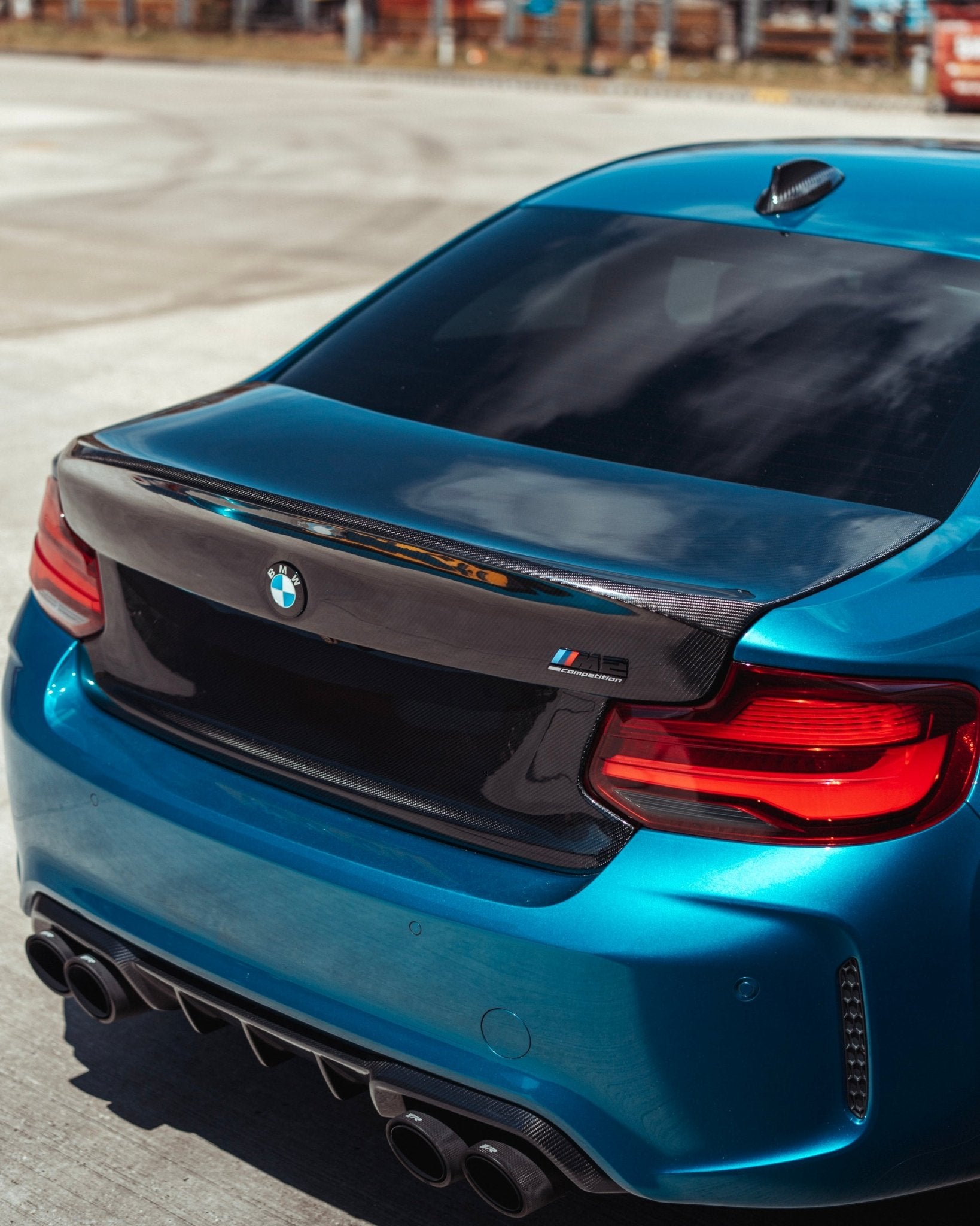 TRE Full Carbon Fibre CSL Boot Lid for BMW 2 Series & M2 (2014 - 2021, F22 F87) - AUTOID - Rear Boot Lids - TRE