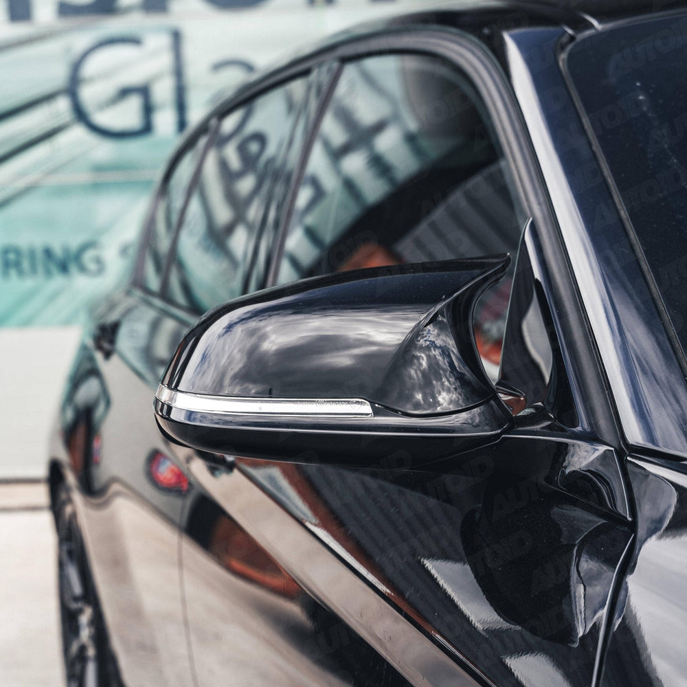 TRE Gloss Black M Style Wing Mirror Unit for BMW (2012 - 2019, F20 F21 F22 F30 F32 F87) - AUTOID - Mirror Covers - TRE
