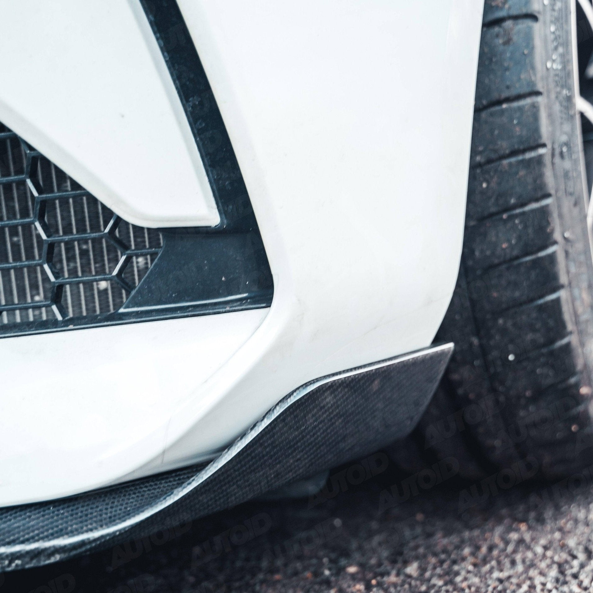 TRE Pre - preg Carbon Fibre CS Front Splitter for BMW M2 Competition (2018 - 2021, F87) - AUTOID - Front Lips & Splitters - TRE