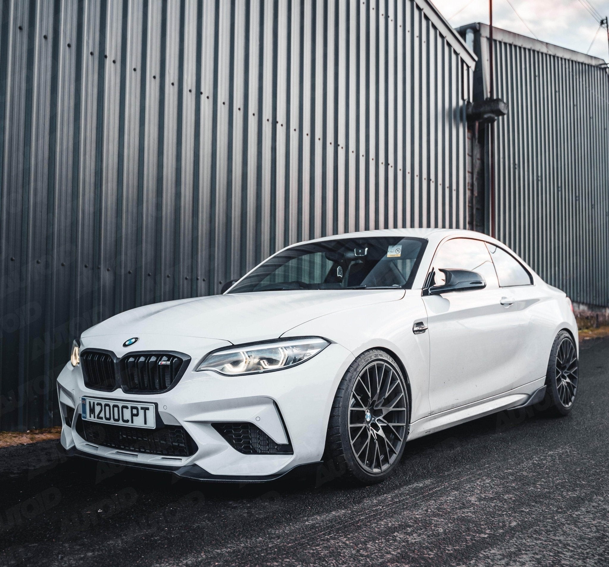 TRE Pre - preg Carbon Fibre CS Front Splitter for BMW M2 Competition (2018 - 2021, F87) - AUTOID - Front Lips & Splitters - TRE