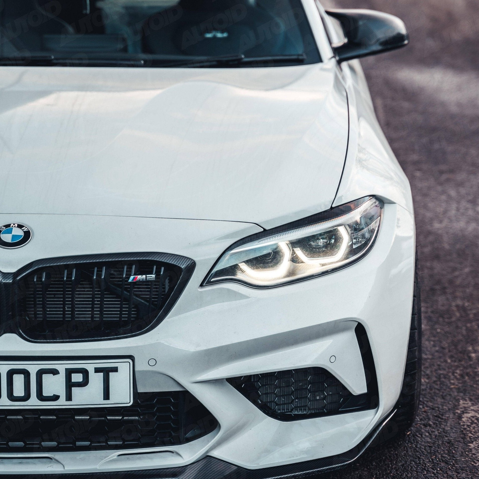 TRE Pre - preg Carbon Fibre CS Front Splitter for BMW M2 Competition (2018 - 2021, F87) - AUTOID - Front Lips & Splitters - TRE