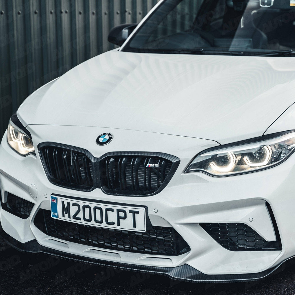 TRE Pre - preg Carbon Fibre CS Front Splitter for BMW M2 Competition (2018 - 2021, F87) - AUTOID - Front Lips & Splitters - TRE