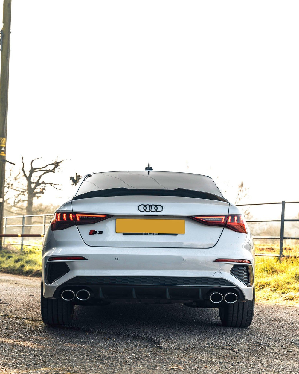TRE Pre - preg Carbon Fibre Ducktail Rear Spoiler for Audi A3, S3 & RS3 (2021+, 8Y) - AUTOID - Rear Spoilers - TRE