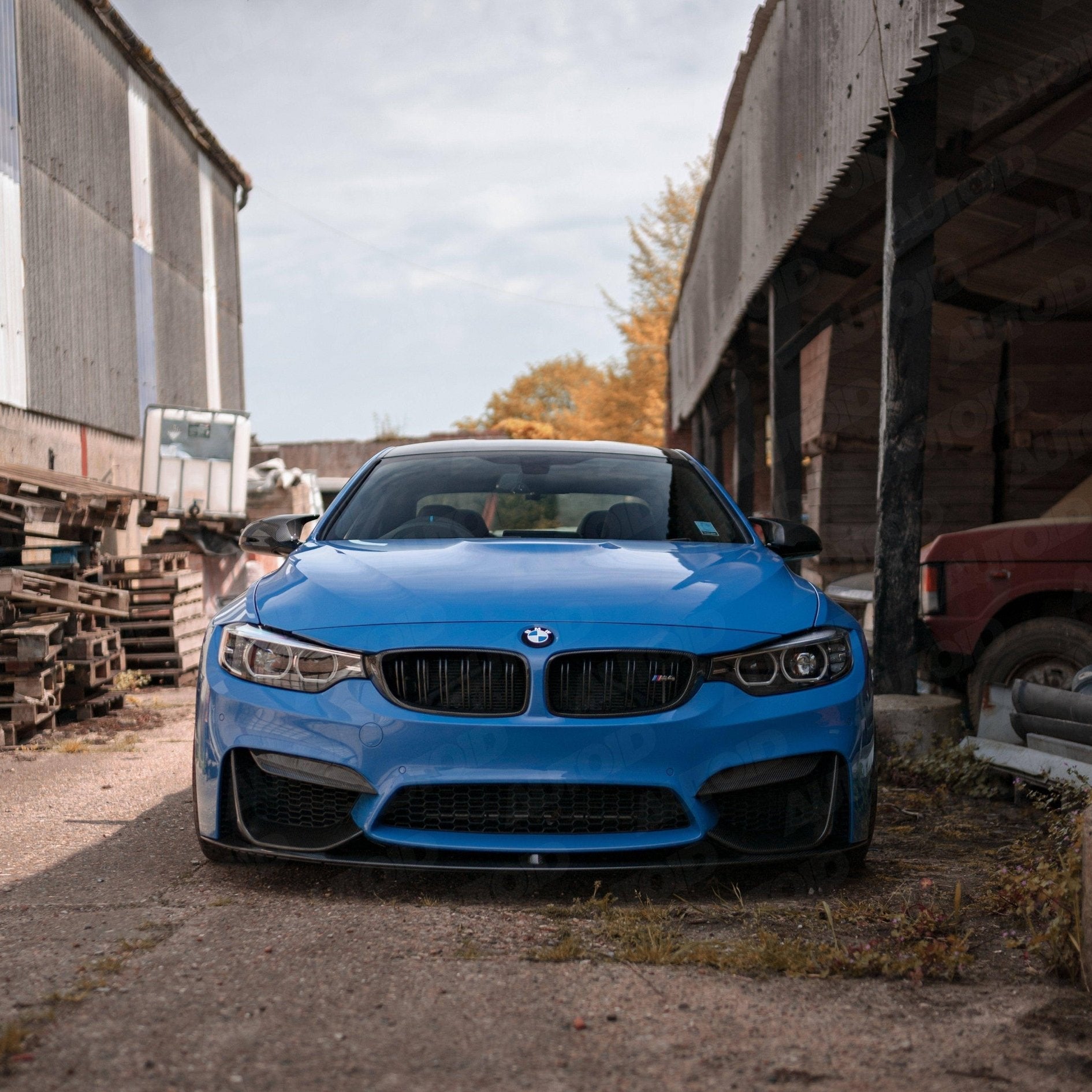 TRE Pre - preg Carbon Fibre Wing Mirror Covers for BMW M2 Competition, M3 & M4 (2014 - 2021, F87 F80 F82) - AUTOID - Mirror Covers - TRE