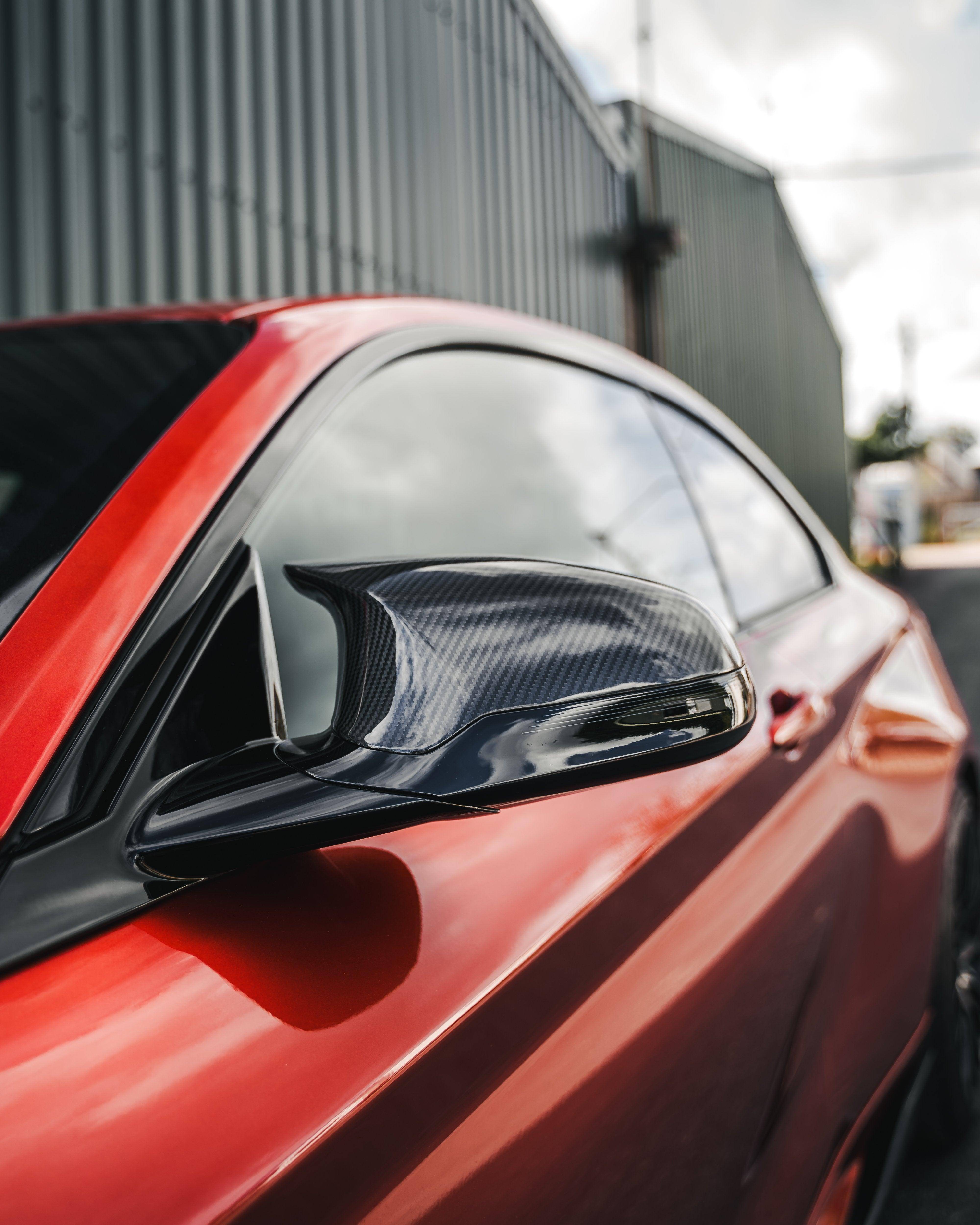 TRE Pre-preg Carbon Fibre Wing Mirror Covers for BMW M2 Competition, M3 & M4 (2014-2021, F87 F80 F82), Mirror Covers, TRE - AUTOID | Premium Automotive Accessories