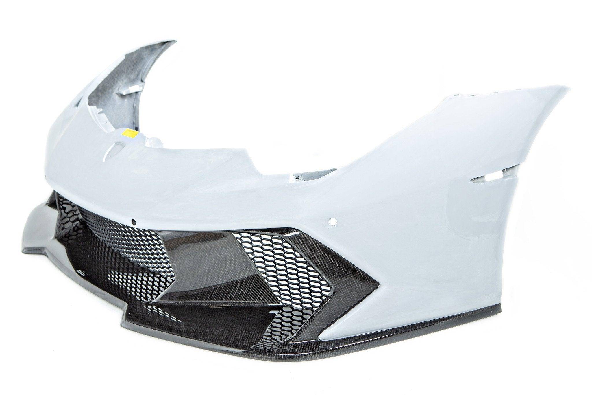 Vorsteiner Carbon Fibre Novara Edizione Front Bumper + Lower Splitter for Lamborghini Huracan (2014-2019), Front & Rear Bumpers, Vorsteiner - AUTOID | Premium Automotive Accessories