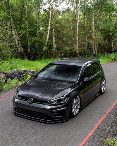 VW Golf, Golf GTI & Golf R Mk7 | Mk7.5 Carbon Fibre Front Bonnet (2013 - 2020) - AUTOID - Front Hood - Form Industries