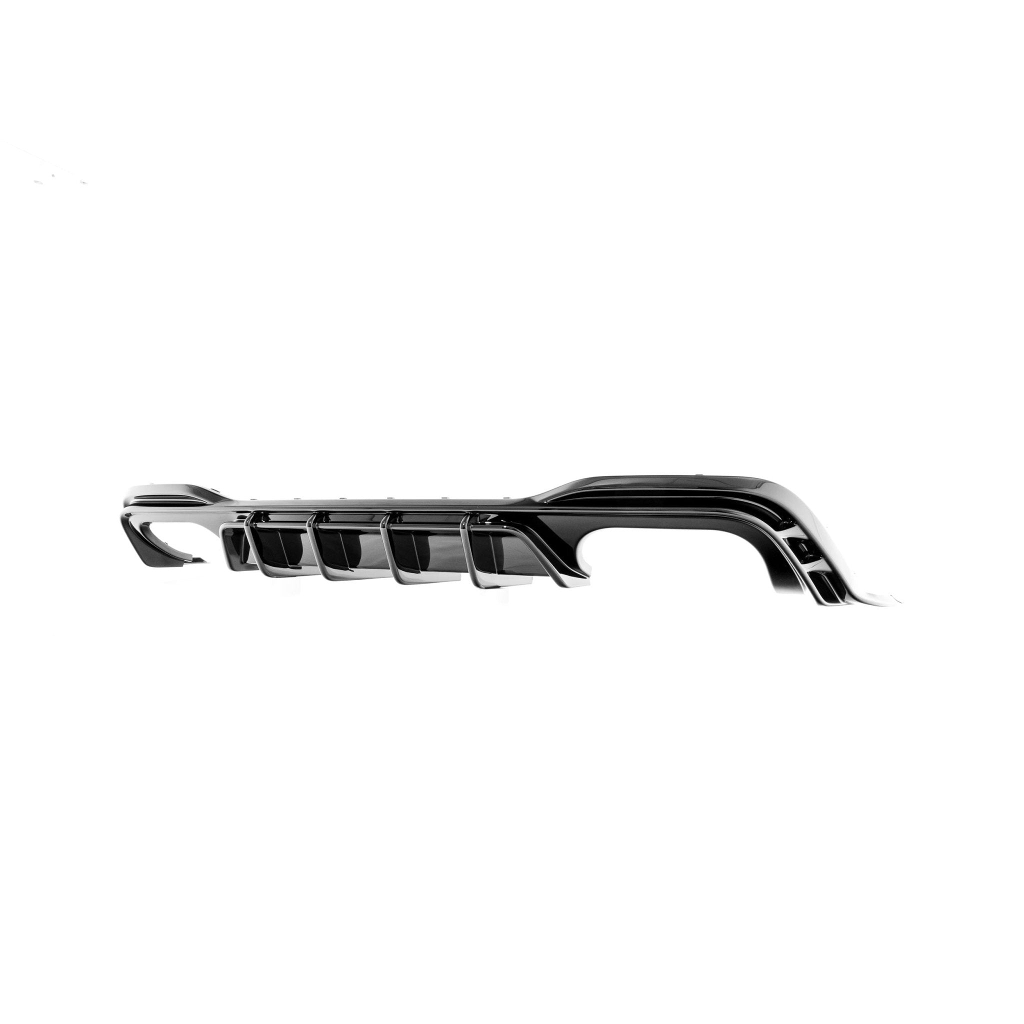 VW Golf R Mk8 & Mk8.5 EVO - 1 Gloss Black Rear Diffuser by ZAERO (2020+) - AUTOID - Rear Diffusers - Zaero Design