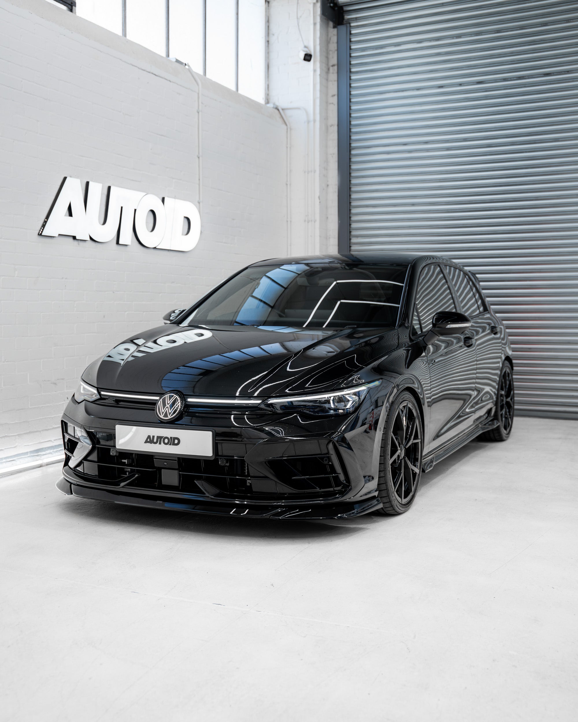 Zaero Design VW Golf R Mk8.5 EVO-1 Gloss Black Front Splitter by ZAERO (2024+) Front Lips & Splitters AUTOID®