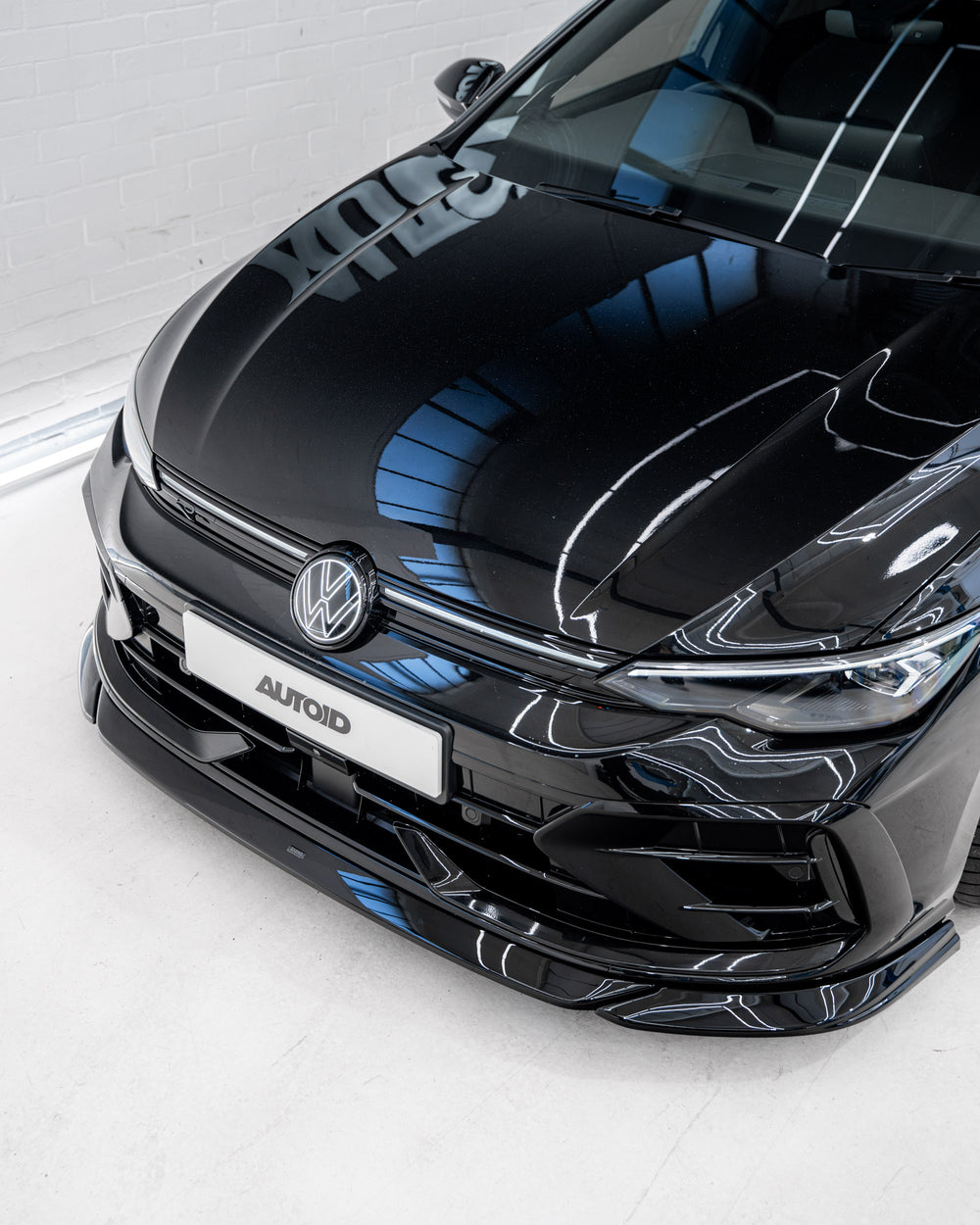 Zaero Design VW Golf R Mk8.5 EVO-1 Gloss Black Front Splitter by ZAERO (2024+) Front Lips & Splitters AUTOID®