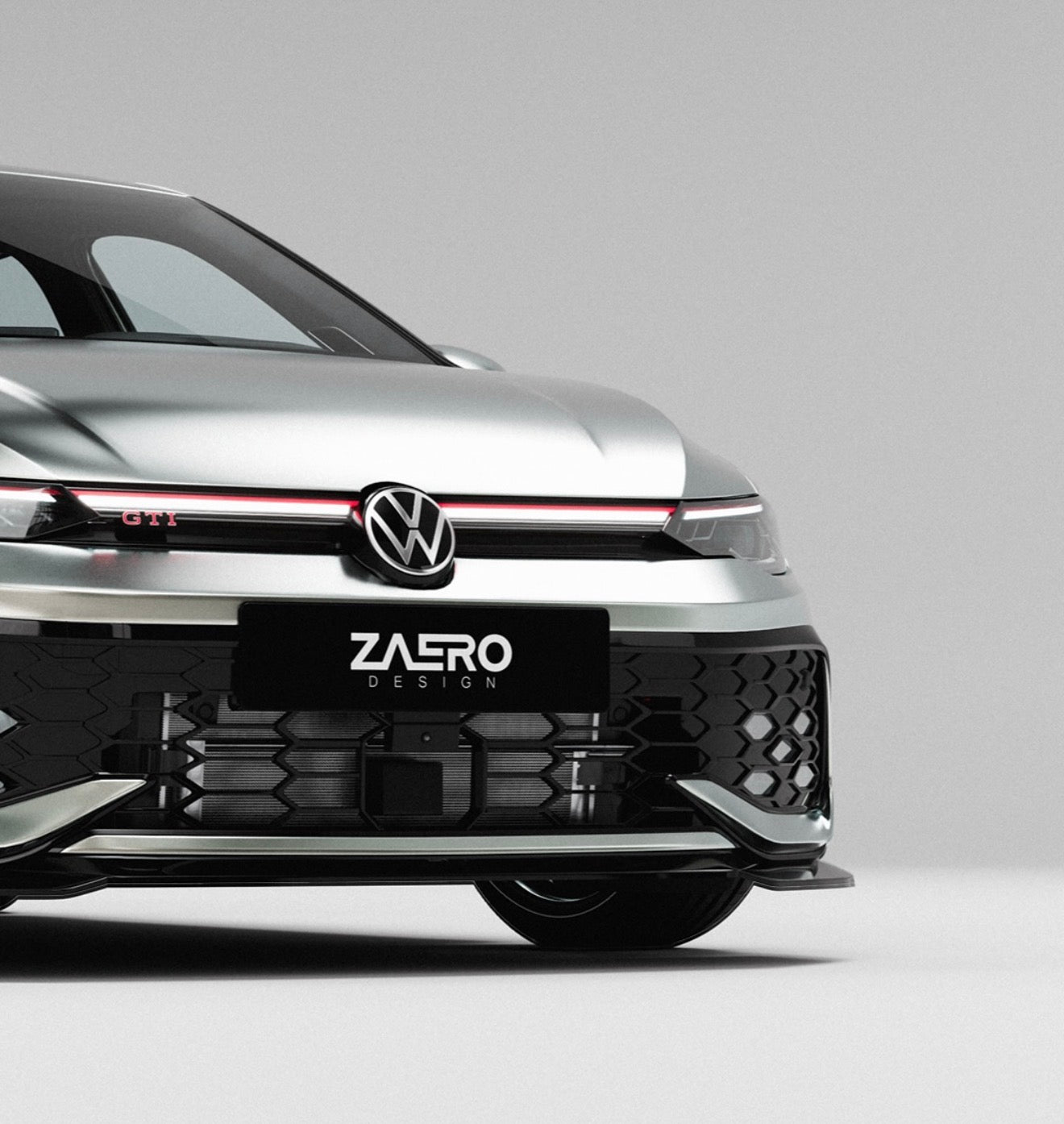 Zaero Design VW Golf GTI Mk8.5 Gloss Black Body Kit by ZAERO (2024+) Styling Kit AUTOID®
