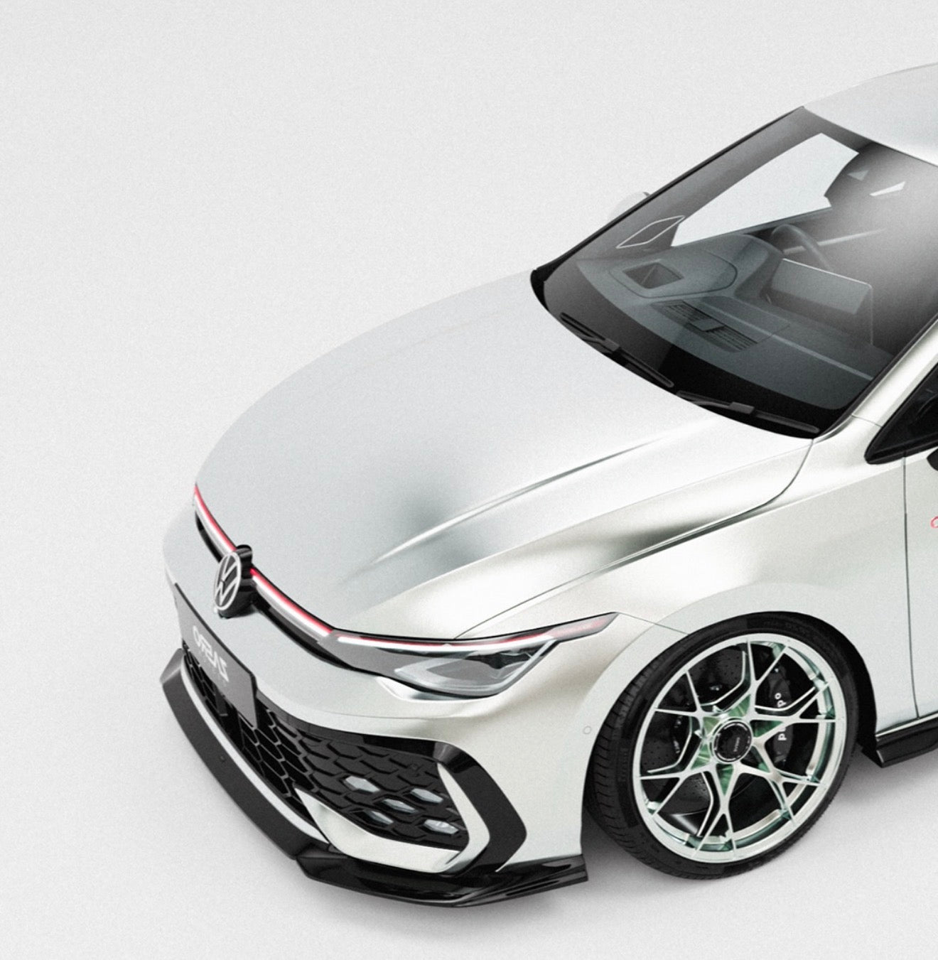 Zaero Design VW Golf GTI Mk8.5 Gloss Black Body Kit by ZAERO (2024+) Styling Kit AUTOID®