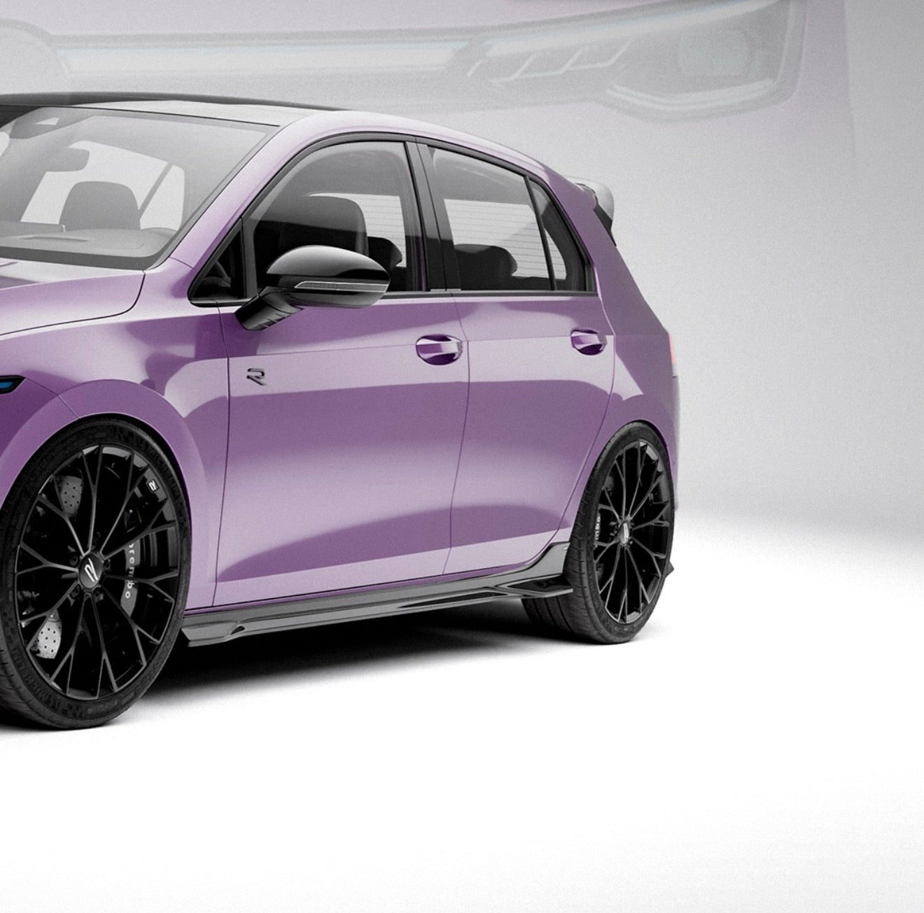 Zaero Design VW Golf R Mk8.5 Gloss Black Body Kit by ZAERO (2024+) Styling Kit AUTOID®