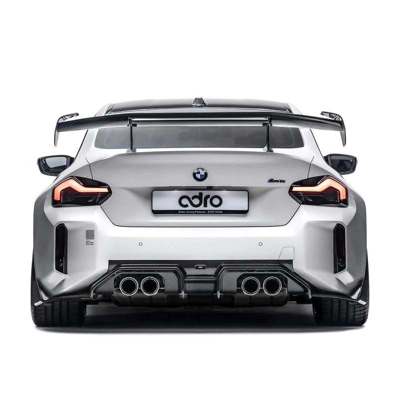 BMW M2 G87 Pre-Preg Carbon Fibre AT-R3 Swan Neck Rear Wing by Adro (2023+), Rear Wings, Adro - AUTOID | Premium Automotive Accessories