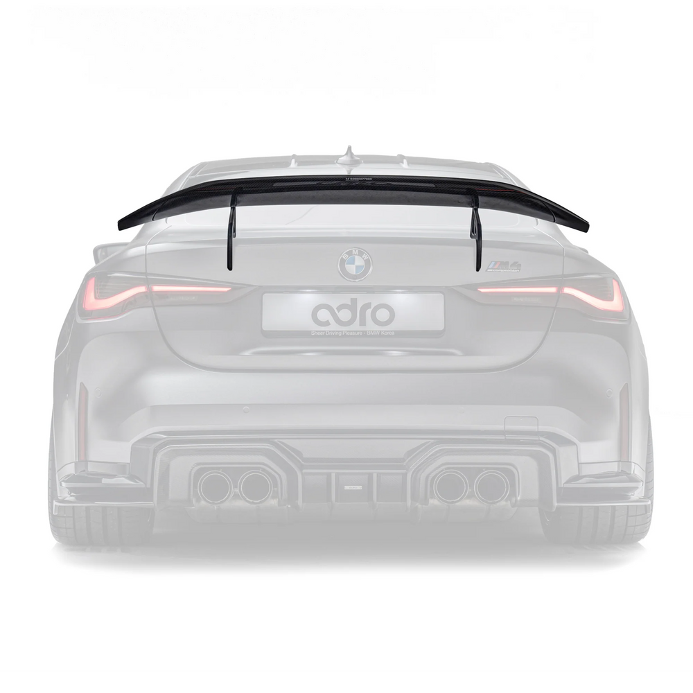 Aile arrière en fibre de carbone sèche à col de cygne pour BMW M4 G82 par Adro (2021+)