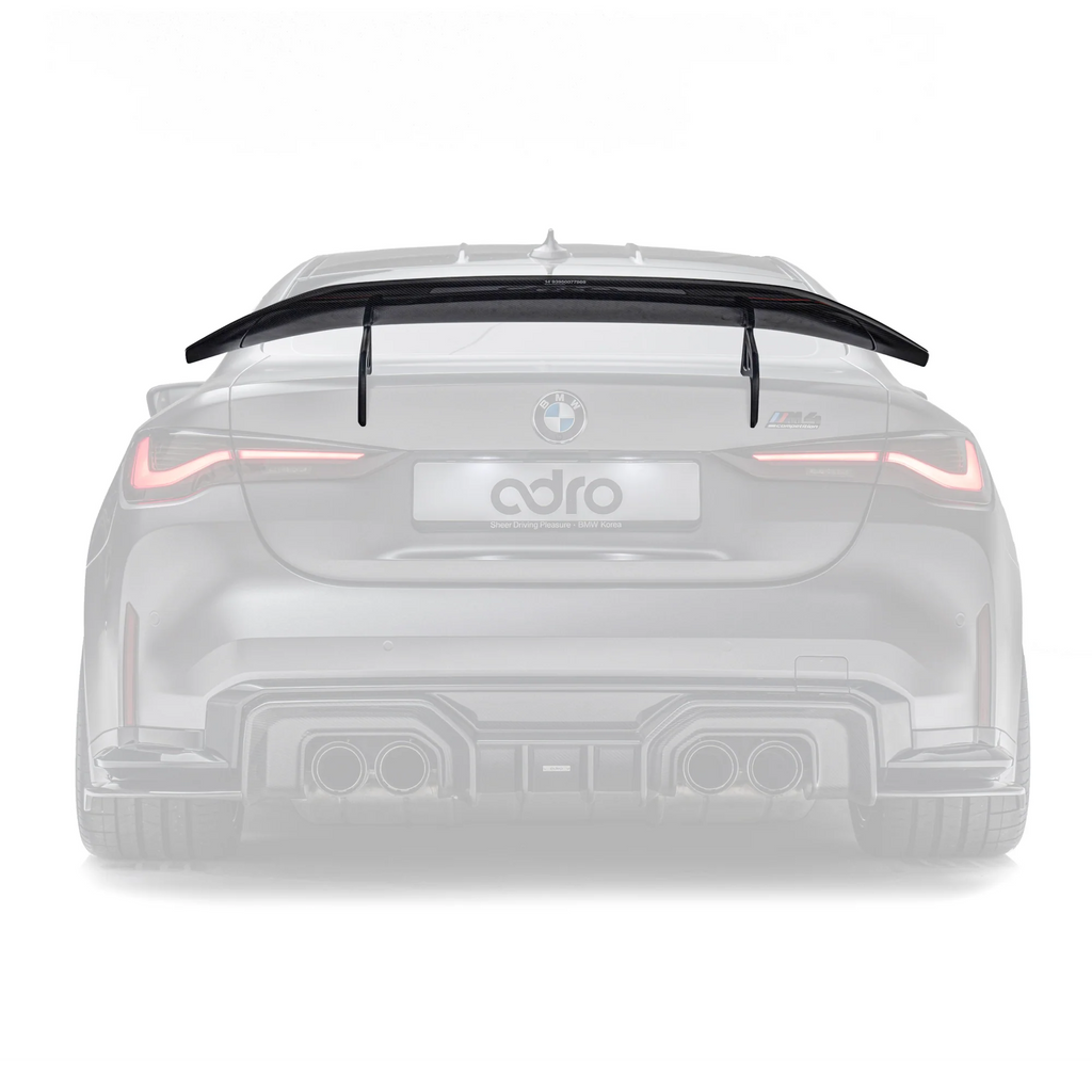 BMW M4 G82 Dry Carbon Fibre Swan Neck Rear Wing by Adro (2021+)