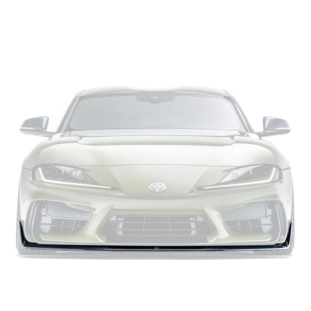 Adro Toyota GR Supra A90 Mk5 Carbon Fibre Front Splitter for ADRO Front Bumper (2019+)  Front Lips & Splitters  AUTOID®  