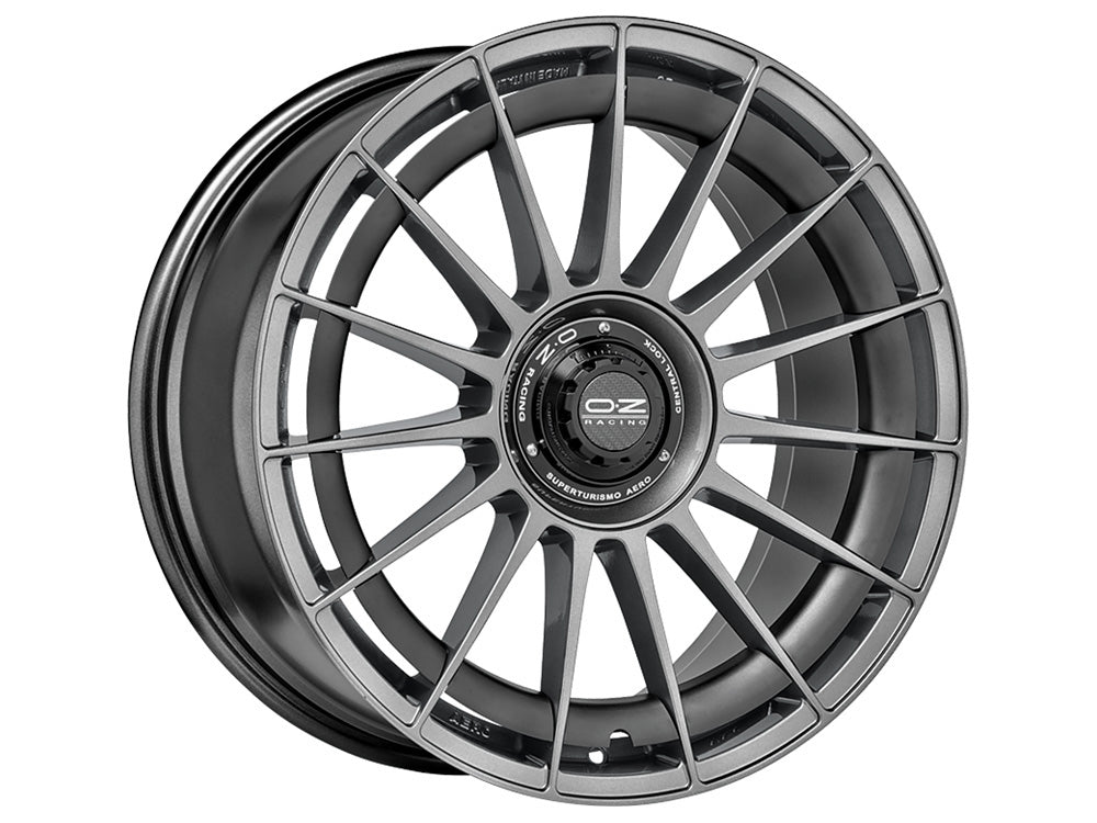 OZ Racing Superturismo AERO HLT Alloy Wheel - Star Graphite + AERO Flaps