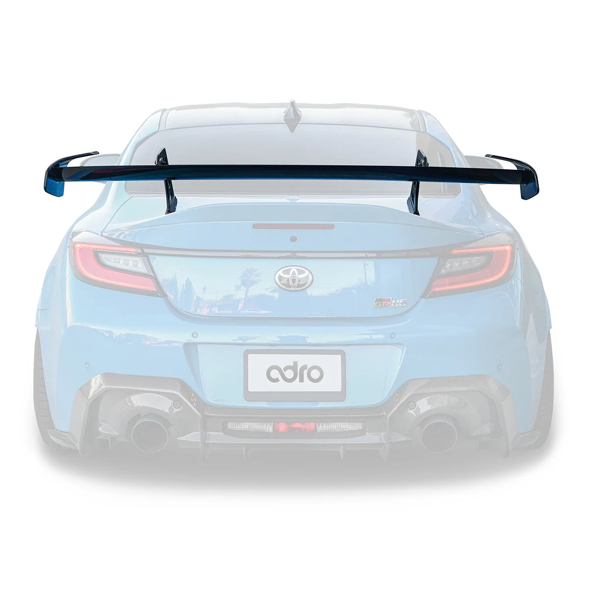Toyota GR86 & Subaru BRZ Pre-Preg Carbon Fibre Swan Neck AT-R Rear Wing by Adro (2022+)