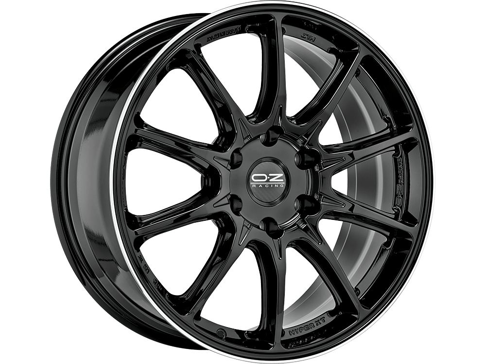 OZ Racing HyperXT HLT Offroad Alloy Wheel - Gloss Black Diamond Lip - AUTOID