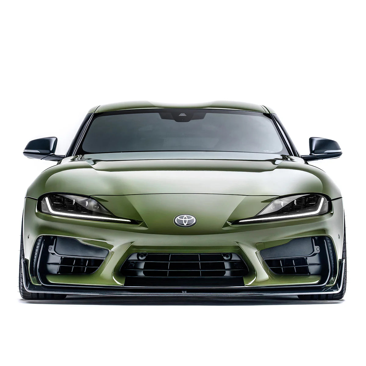 Adro Toyota GR Supra A90 Mk5 Carbon Fibre Front Splitter for ADRO Front Bumper (2019+)  Front Lips & Splitters  AUTOID®  