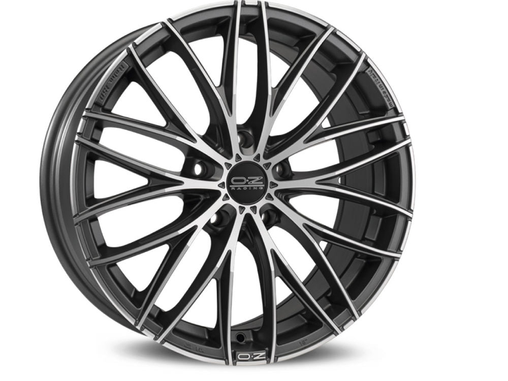 OZ Racing Italia 150 Alloy Wheel - Matt Dark Graphite Diamond Cut