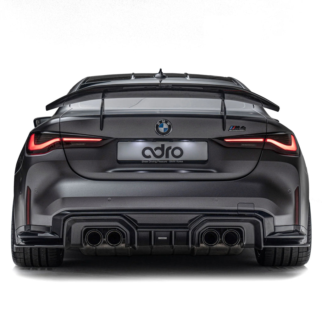 BMW M4 G82 Dry Carbon Fibre Swan Neck Rear Wing by Adro (2021+)