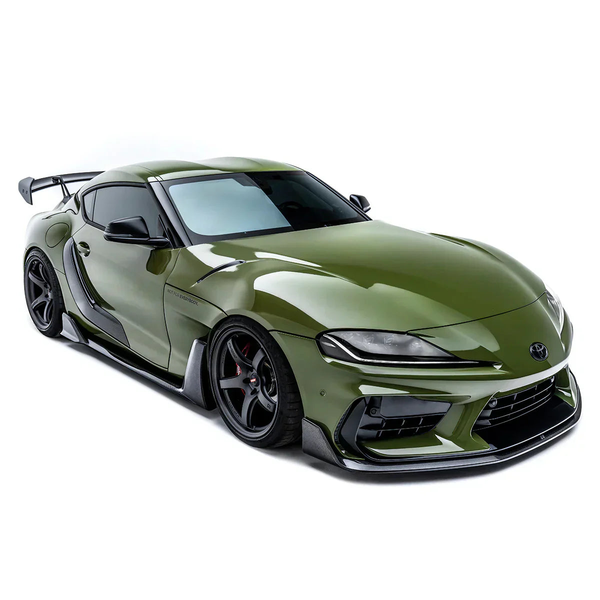 Adro Toyota GR Supra A90 Mk5 Carbon Fibre Front Splitter for ADRO Front Bumper (2019+)  Front Lips & Splitters  AUTOID®  