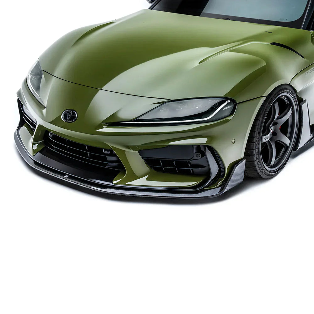 Adro Toyota GR Supra A90 Mk5 Carbon Fibre Front Splitter for ADRO Front Bumper (2019+)  Front Lips & Splitters  AUTOID®  