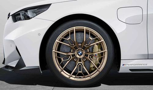 BMW M5 G90 G99 M Performance Y-Spoke 1075M Alloy Wheels Gold Bronze Matt Set of 4