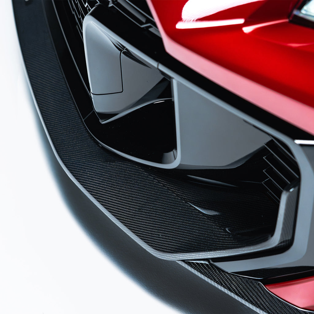 Toyota GR Corolla Carbon Fibre Front Lip by Adro — install