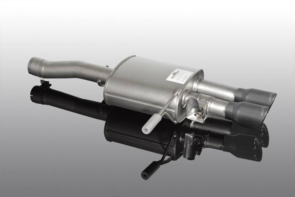 AC Schnitzer Silencer With Black Tailpipe For Mini F56 Cooper S With Exhaust Flap