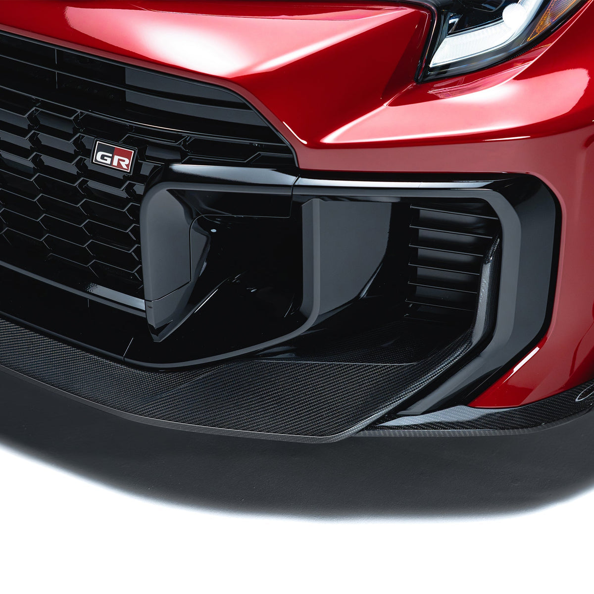 Toyota GR Corolla Carbon Fibre Front Lip by Adro — detail